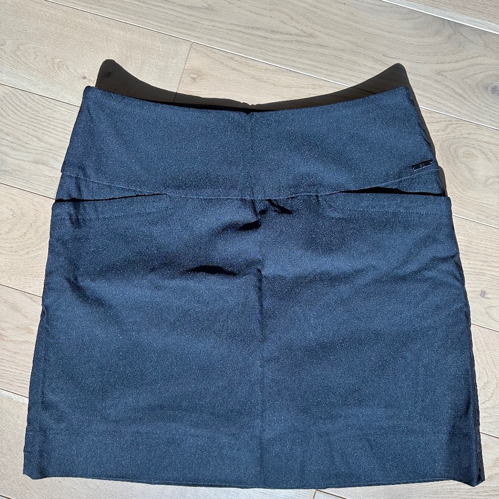 Style & Co. basic black stretchy midi skirt